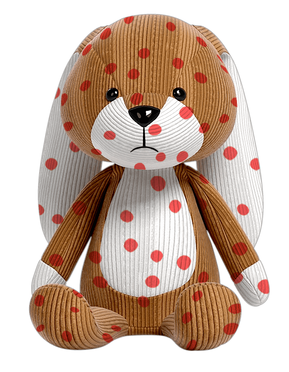 Toy rabbit with chickenpox